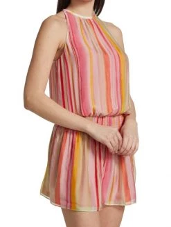 Ramy Brook Paris Georgette Stripe Mini Dress -Hot Sale Ramy Brook Store unnamed file 964