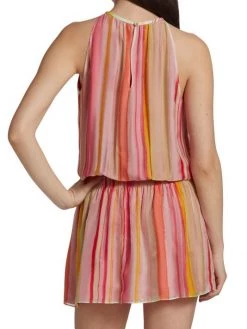 Ramy Brook Paris Georgette Stripe Mini Dress -Hot Sale Ramy Brook Store unnamed file 965