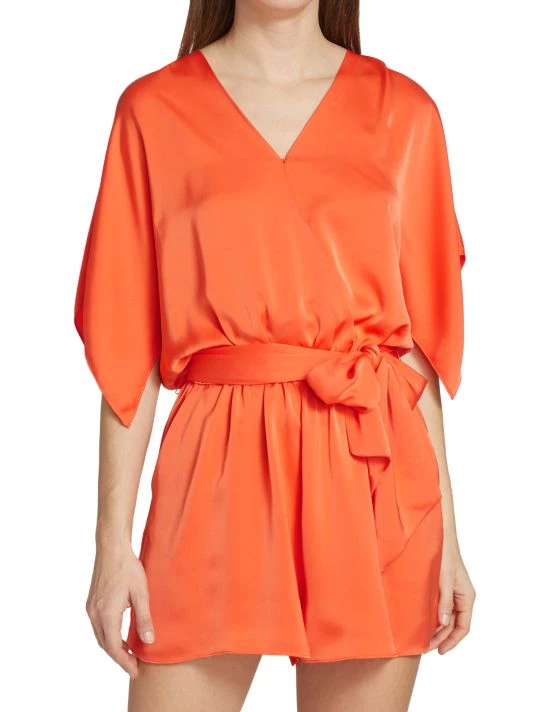 Ramy Brook Rupert Tie Waist Romper 5 Ramy Brook Rupert Tie Waist Romper - Image 3